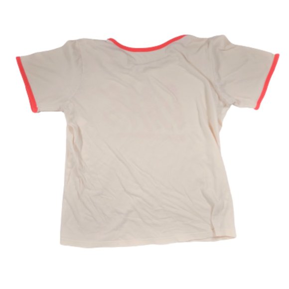 VANS Beige and Red Short Sleeve T-shirt Large Juniors - Picture 3 of 4